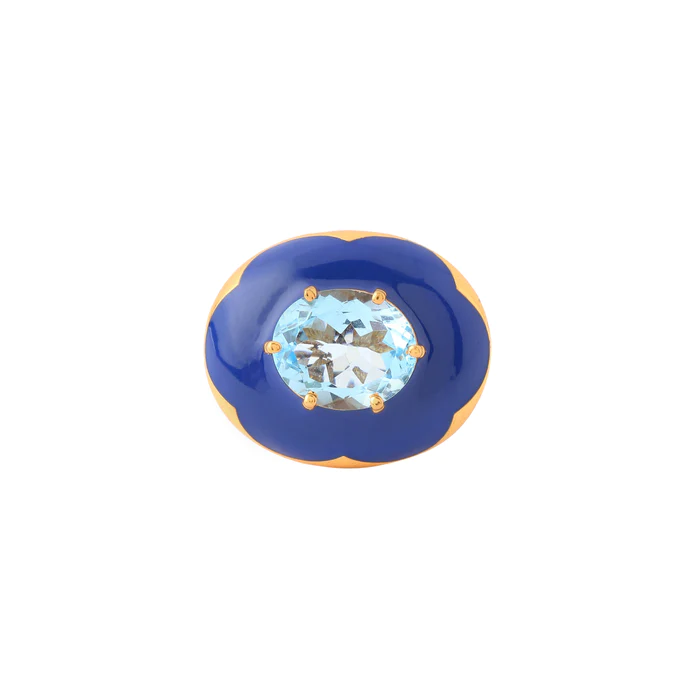 LA PALA RING - BERRY BLUE