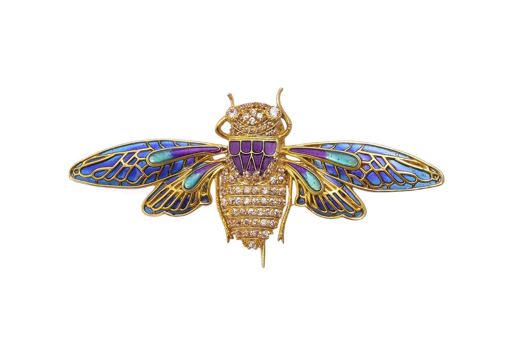 AZGA Bee - Colour-pop Brooch