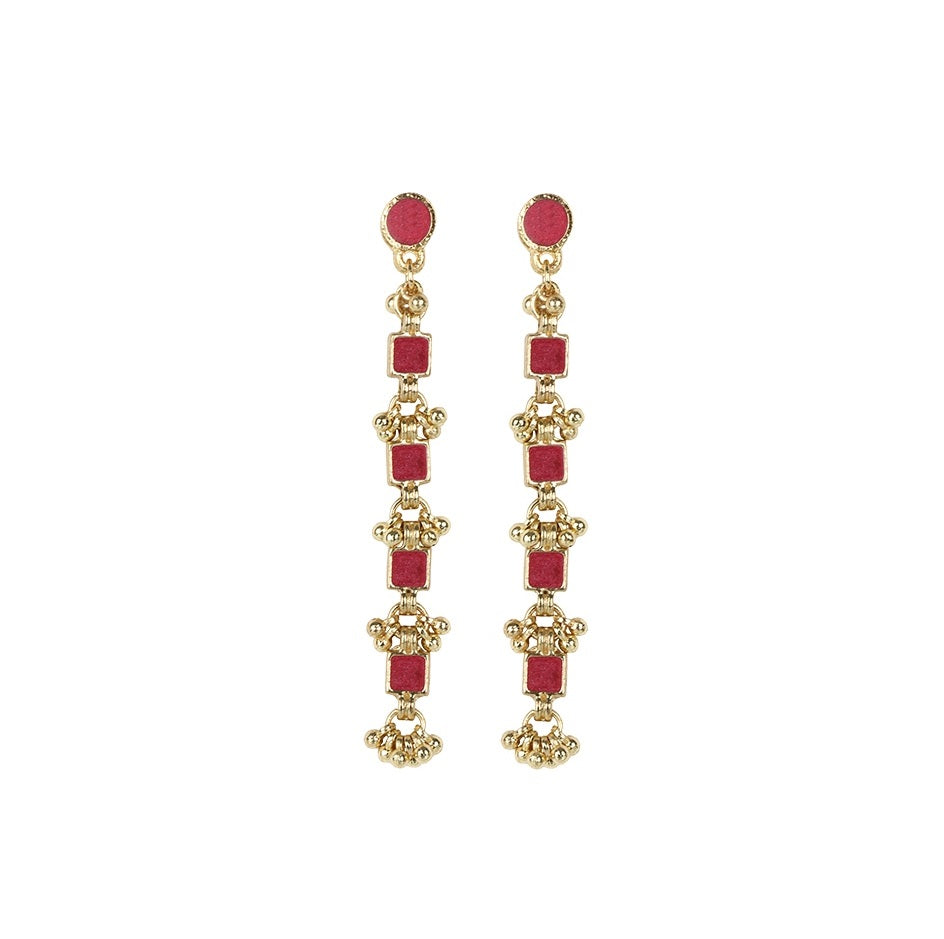 Aashra Enamel Earrings