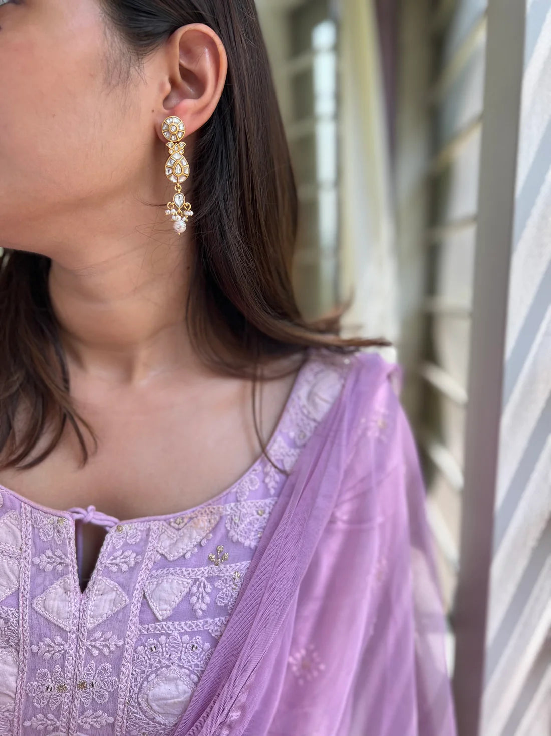Adaa Polki Earrings