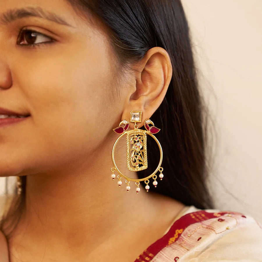 Akasha Statement Dangler Earrings