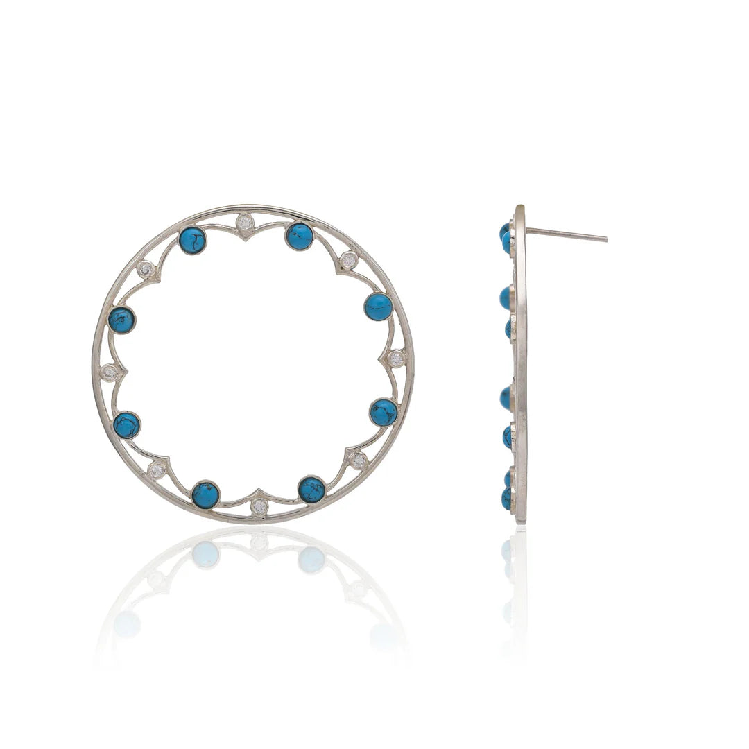 Akira Turquoise Earrings
