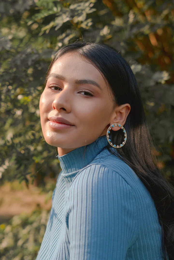 Akira Turquoise Earrings