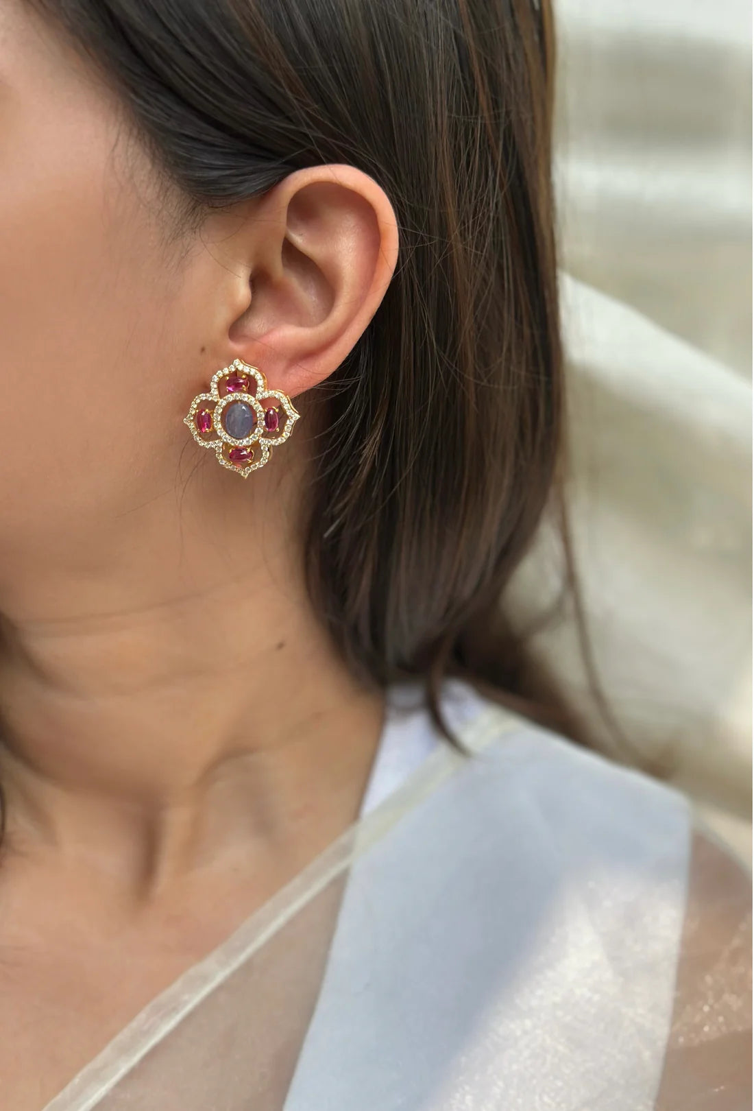 Anokhi Earrings (Ruby)