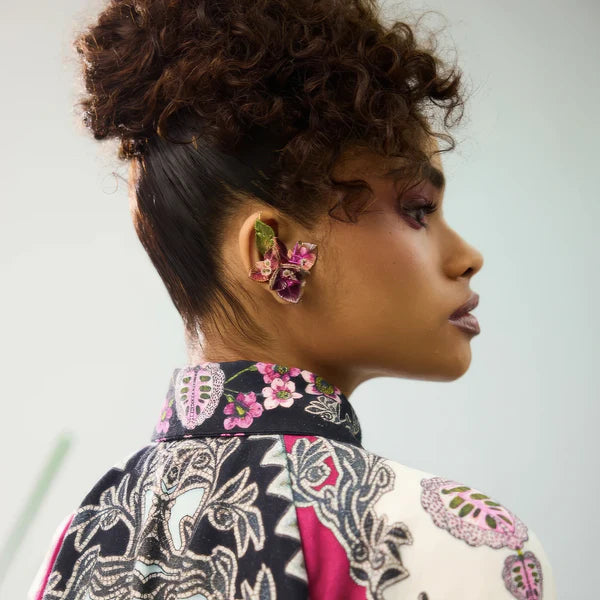 TRIO EARRING EARCUFF - PEACH