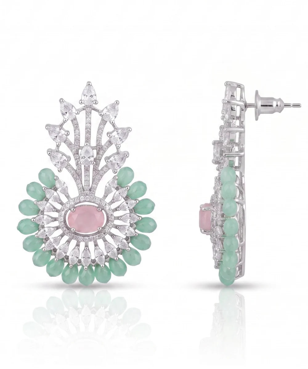 Bageecha Diamond Pink and Mint Green Tops