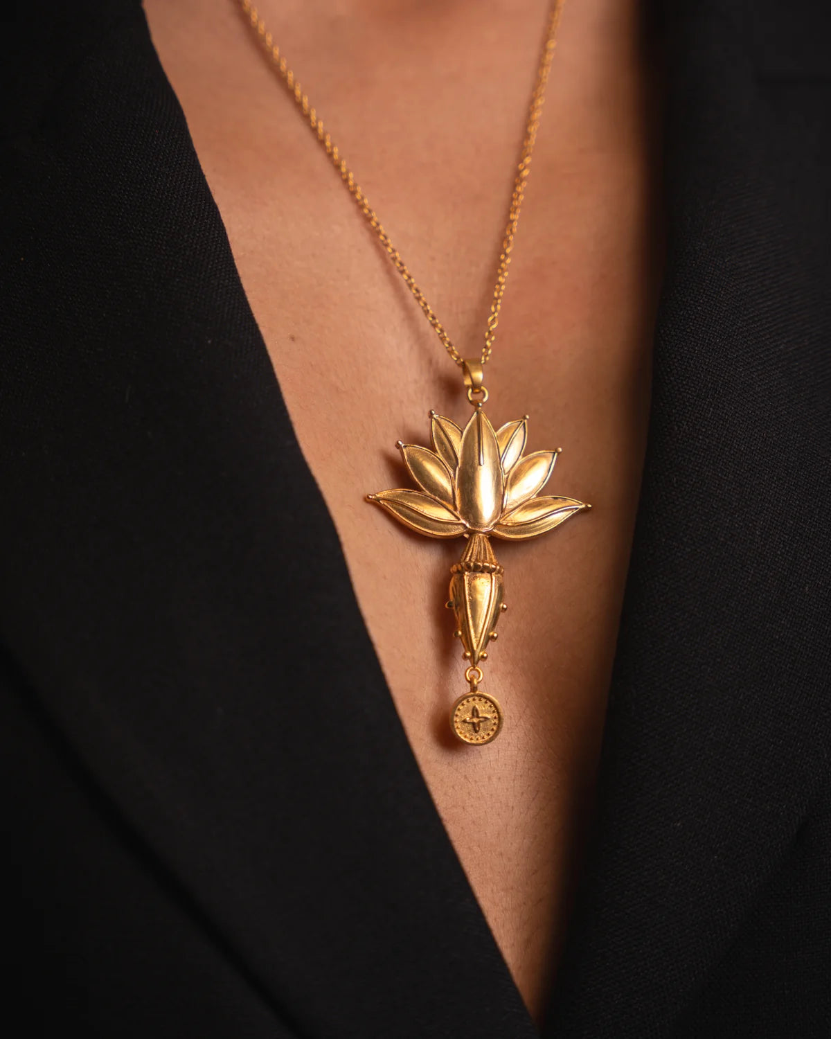 Banana Flower Pendant