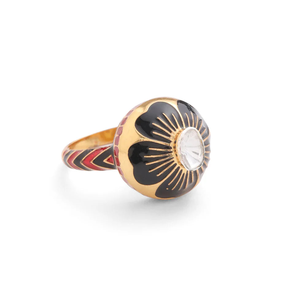 Barn Red & Charcoal Palermo Dream Ring