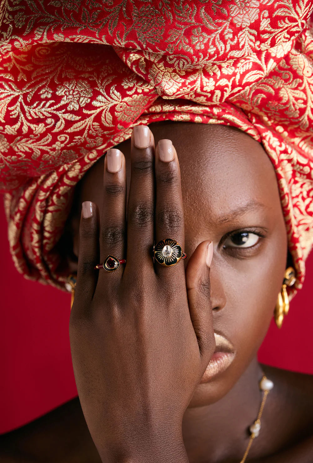 Barn Red & Charcoal Palermo Dream Ring