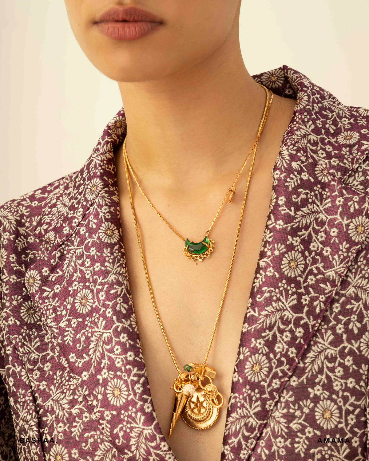 Basra Cluster Charms Necklace