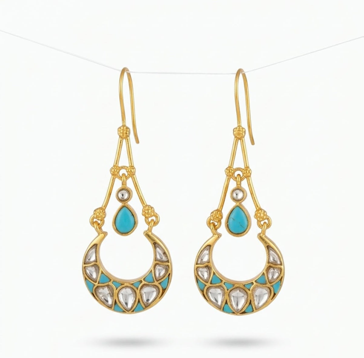 Blue Turquoise dangler