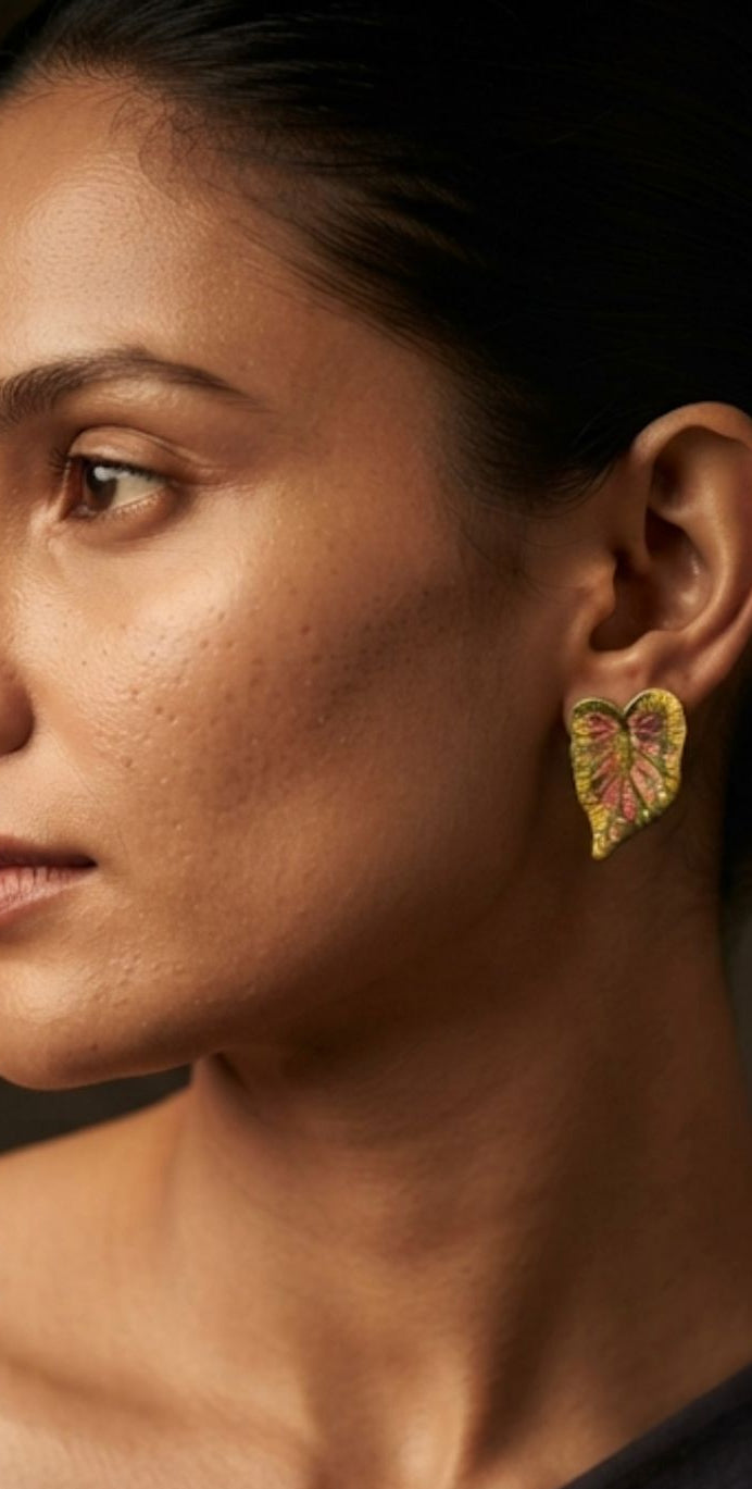 CALADIUM EARRING