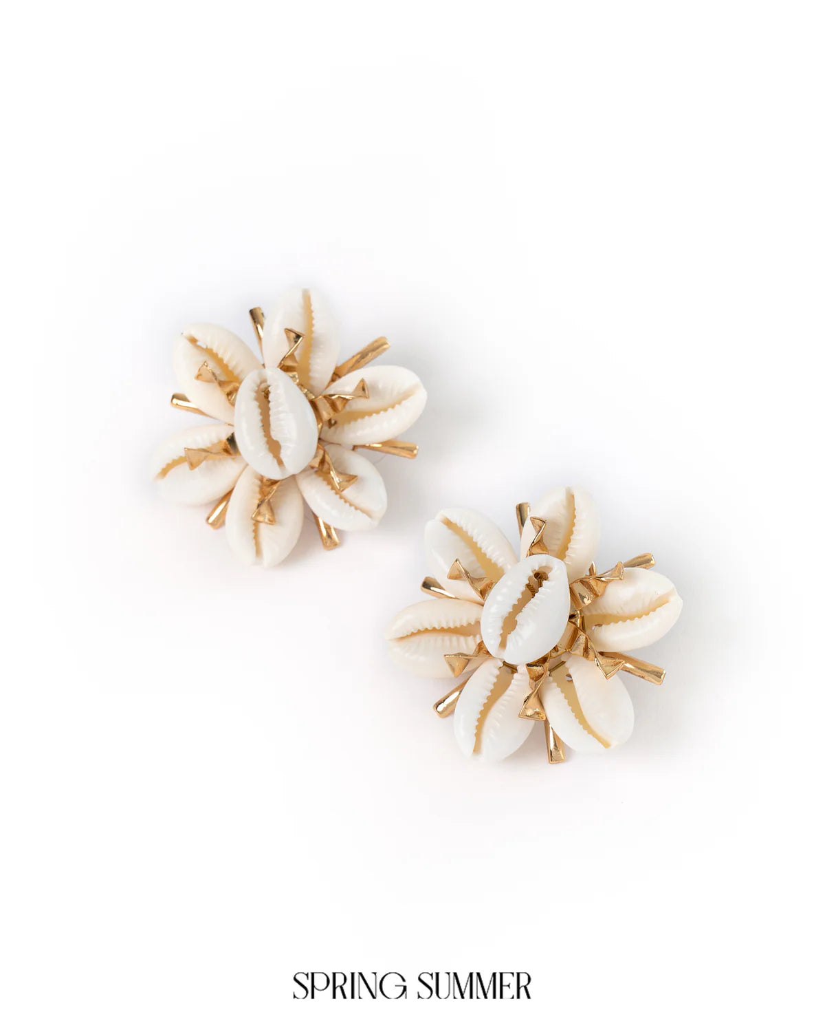 Camellia Shell Studs