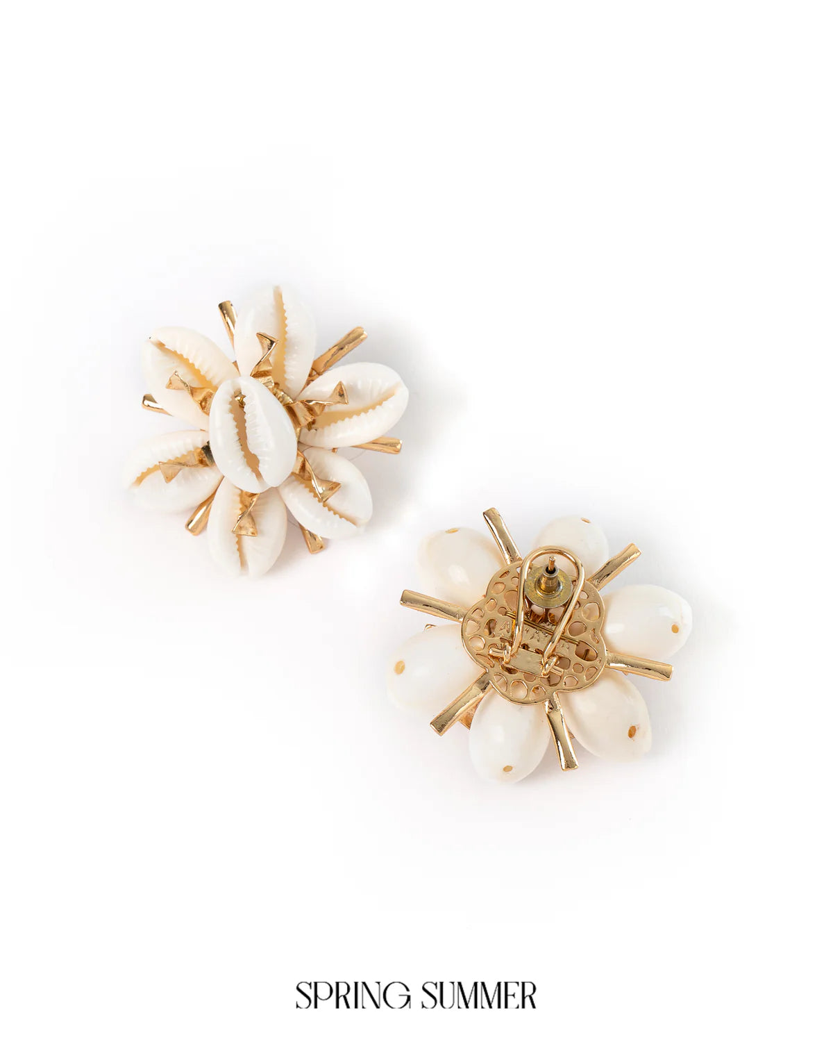 Camellia Shell Studs