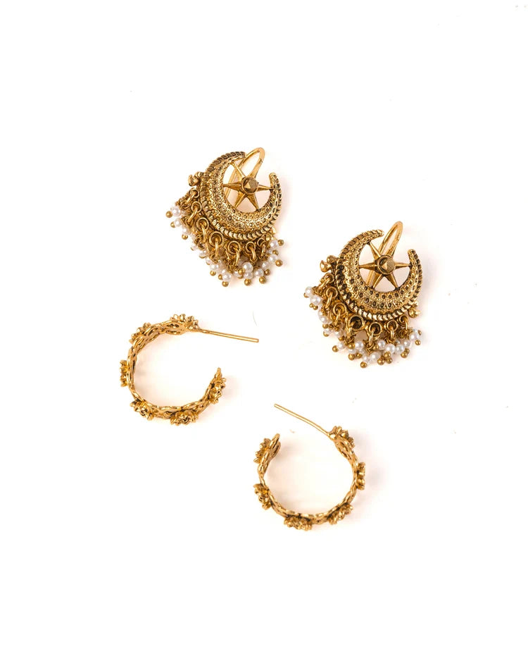 Chand Raag Ear Stack ( Set of 4)