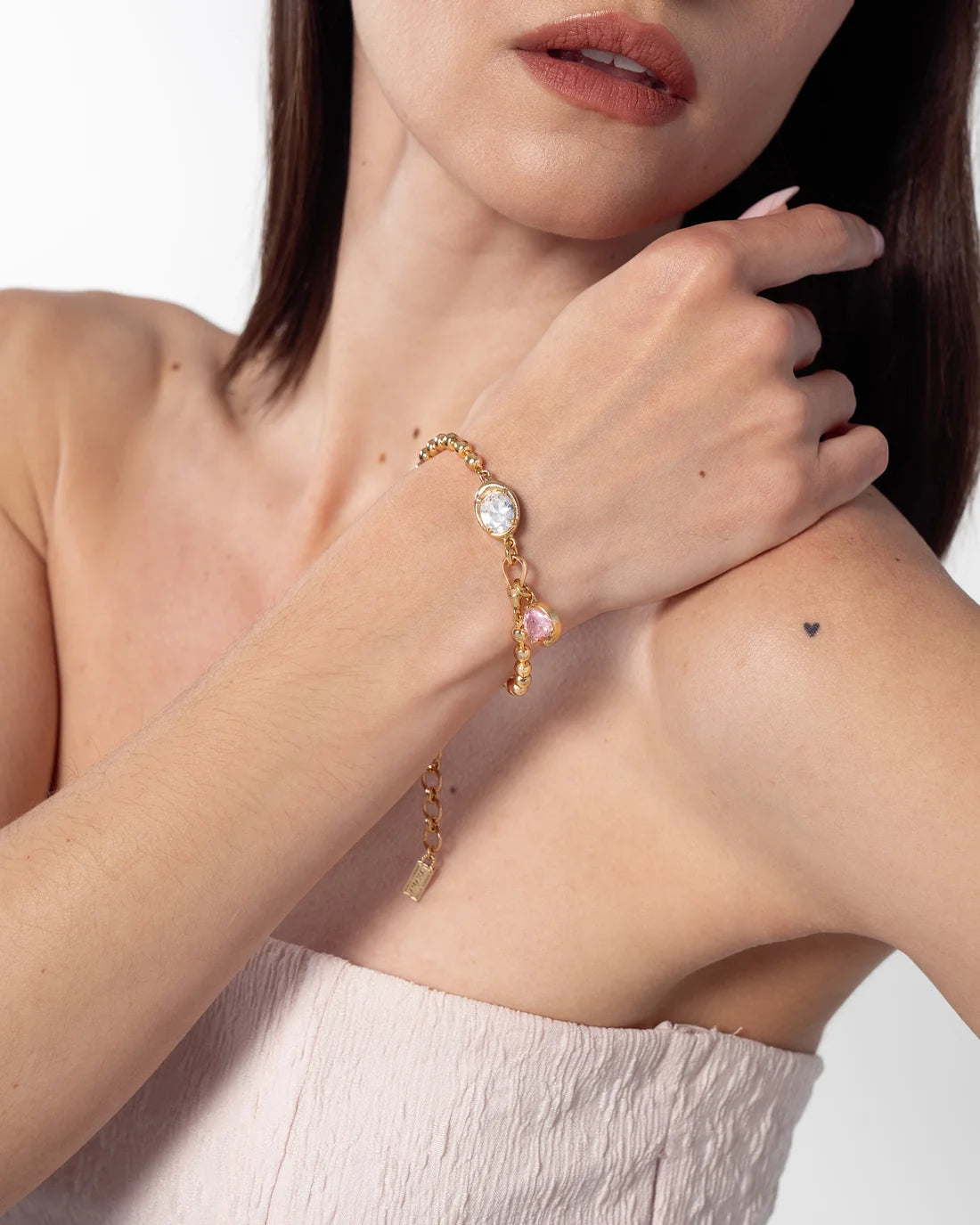 Cloud Burst Linear Bracelet