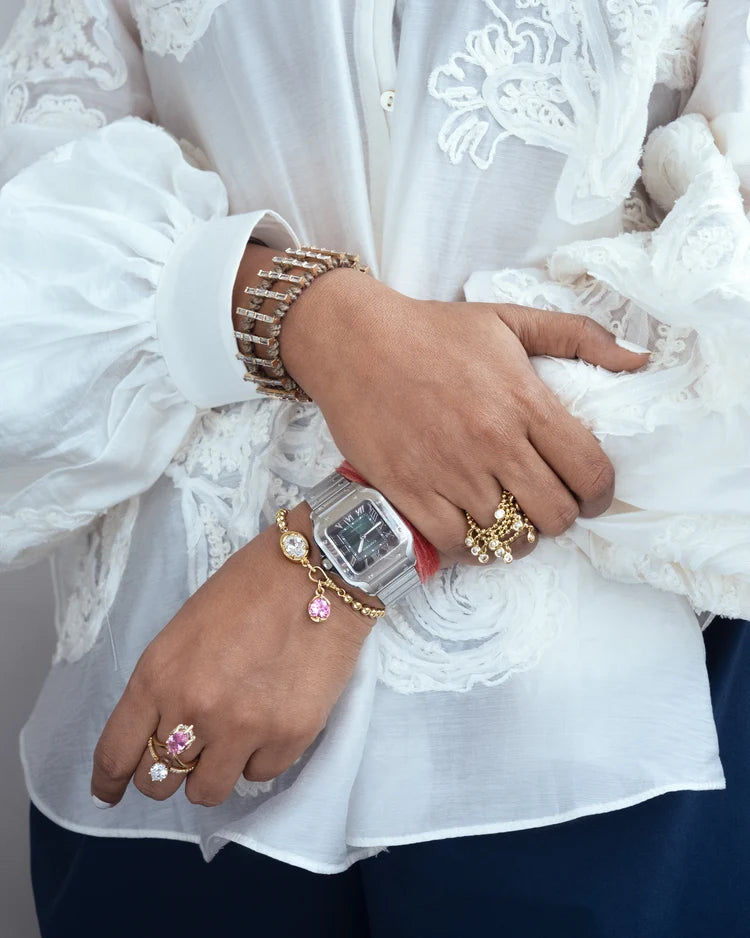 Cloud Burst Linear Bracelet