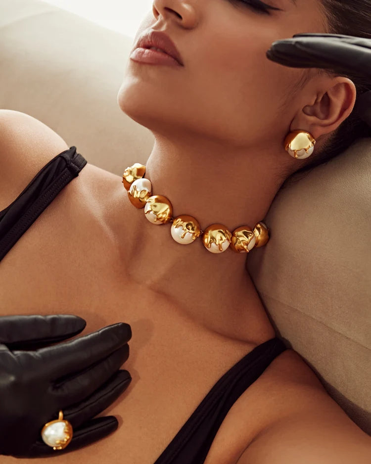 Dune Studs - Golden