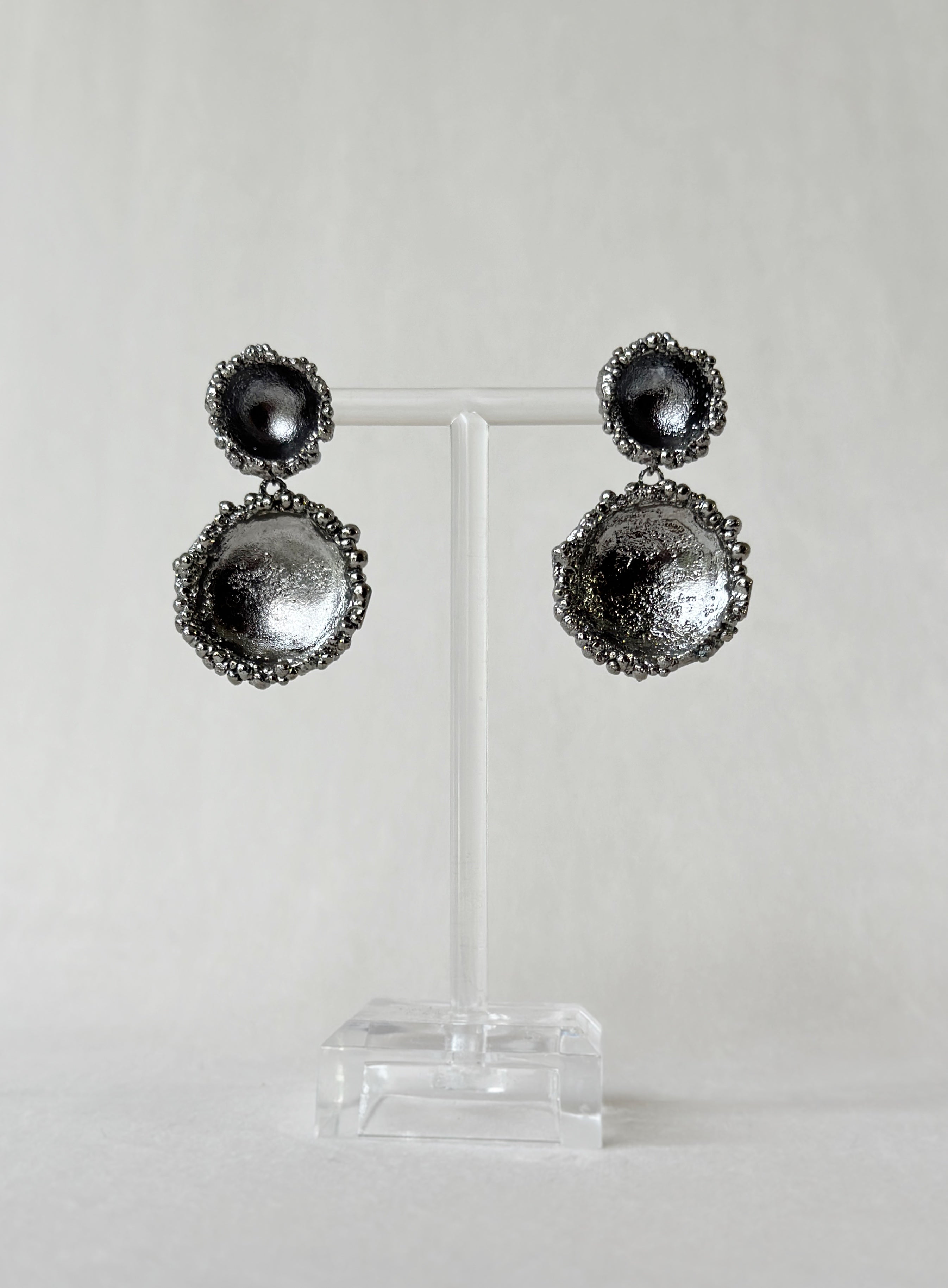 Comet Earrings Meteorite Black