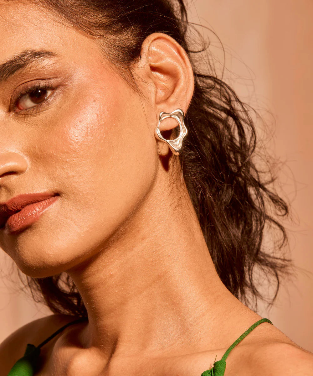 Fluid Mini Earrings (Silver)