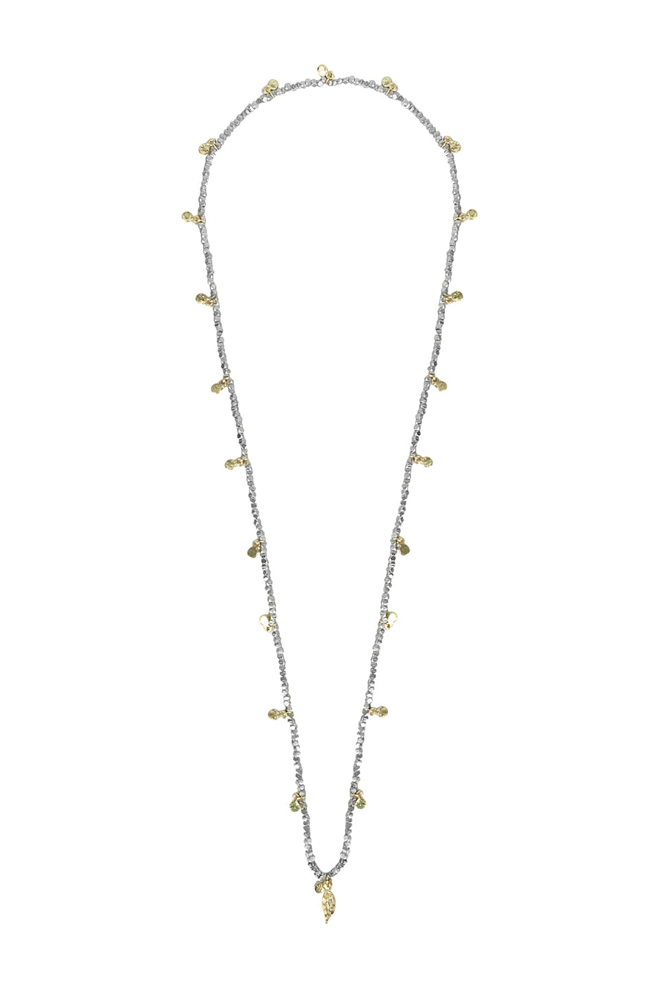 Silver Beaded Long Neckstring
