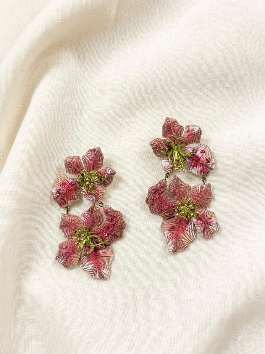 GULMOHAR GRAND DUO EARRING
