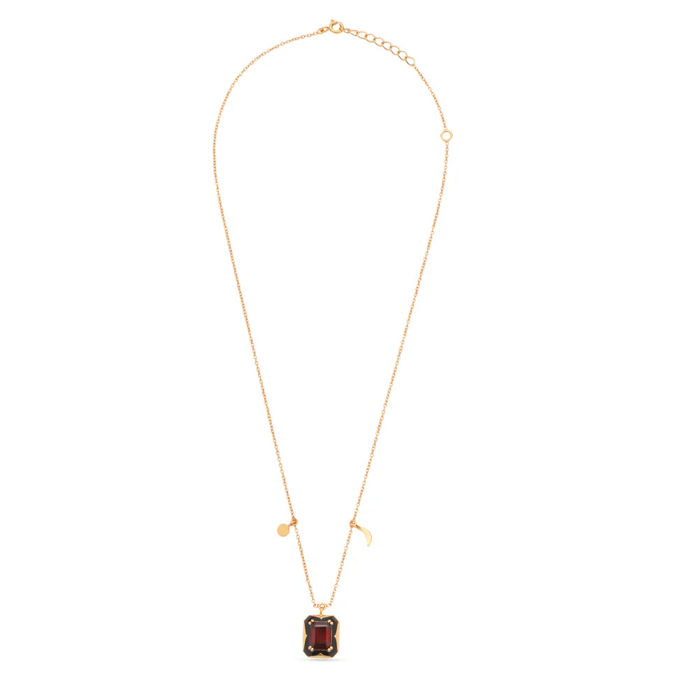 Garnet Sora Necklace