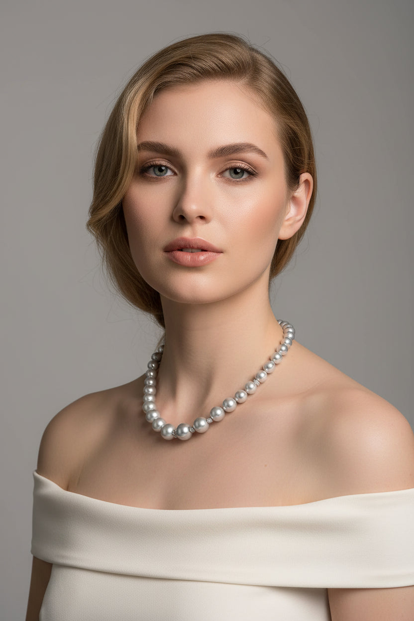 Graded Single - Silver with Swarovski