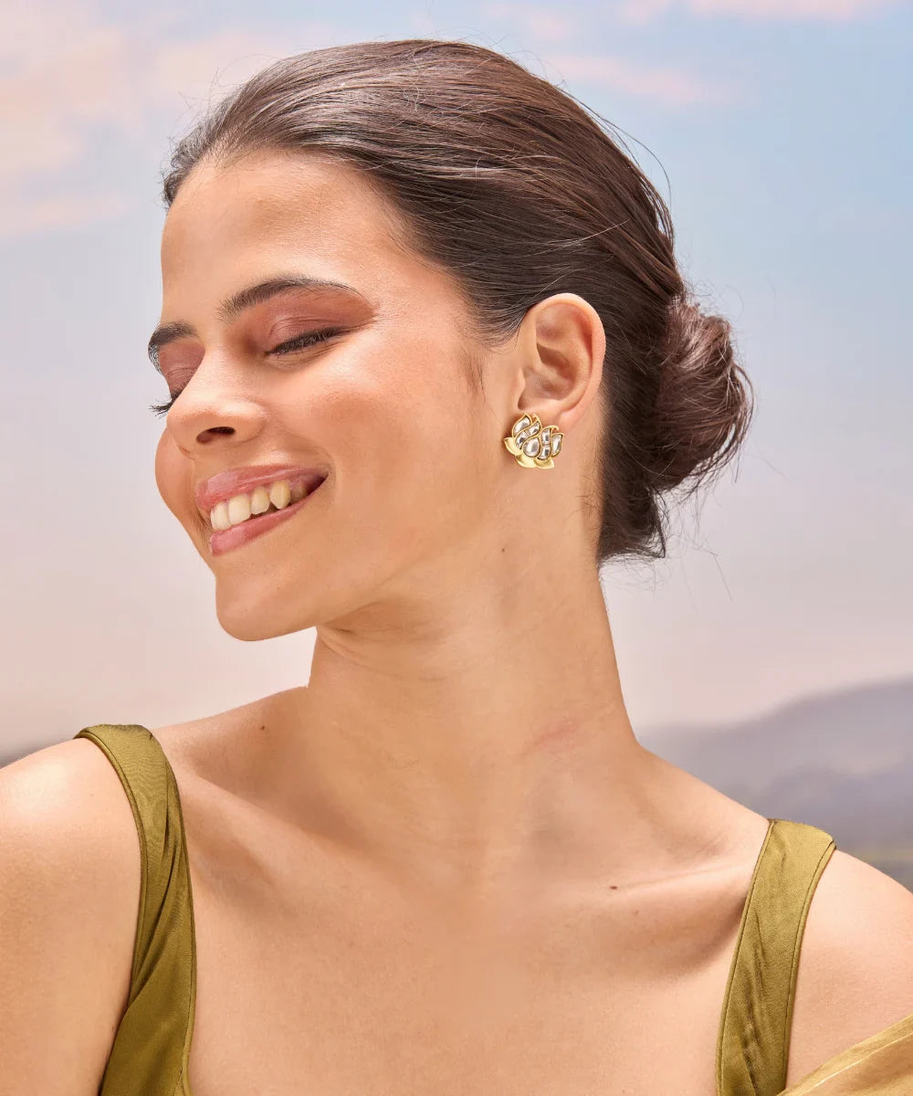 Kamal Polki Studs