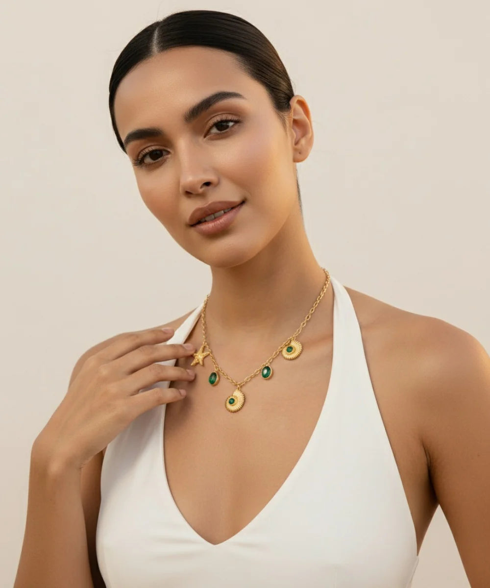 LA MER CHARM NECKLACE