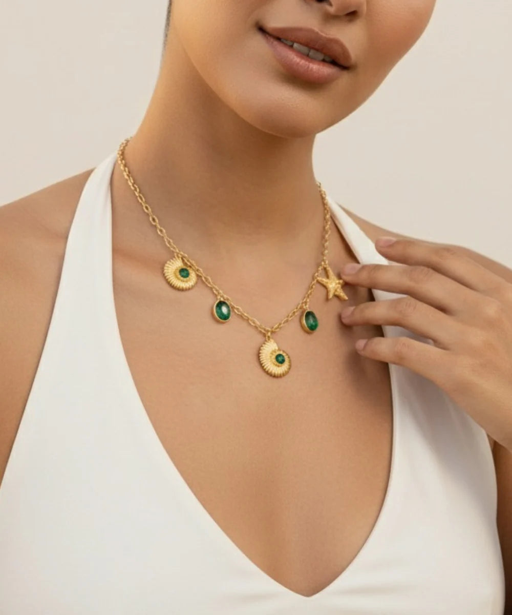 LA MER CHARM NECKLACE