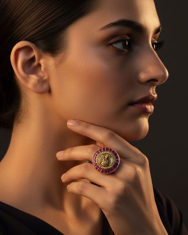 Utsav-Ruby Radiant Ring