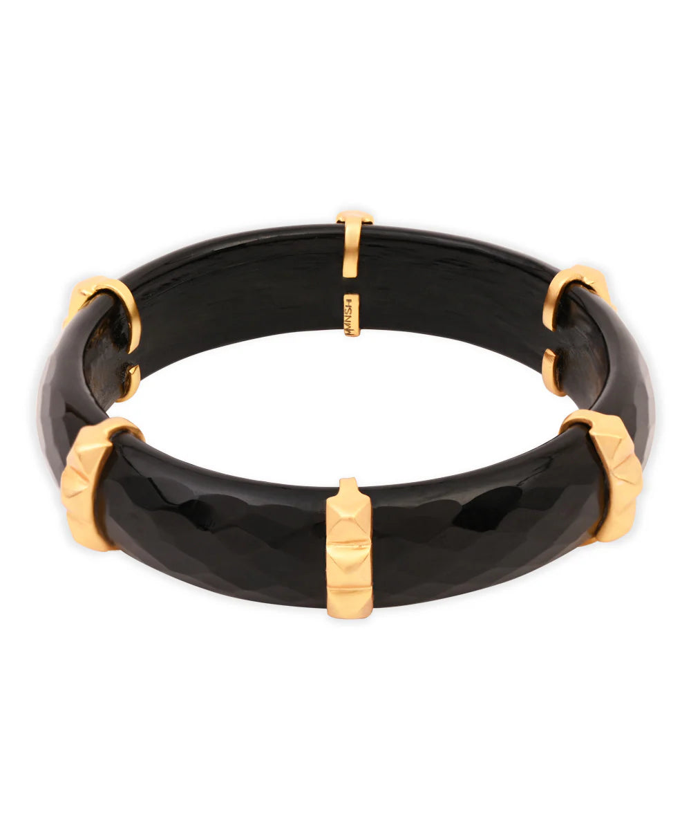 Midnight Stud Glass Bangles