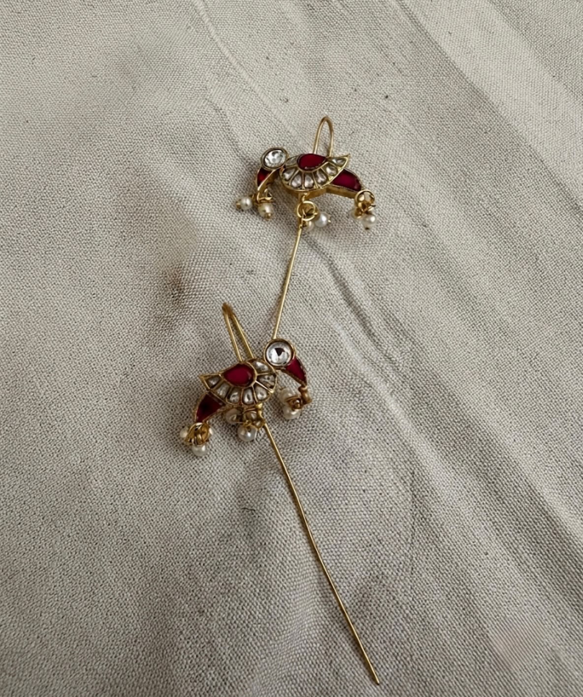 Mop jadau ear cuff