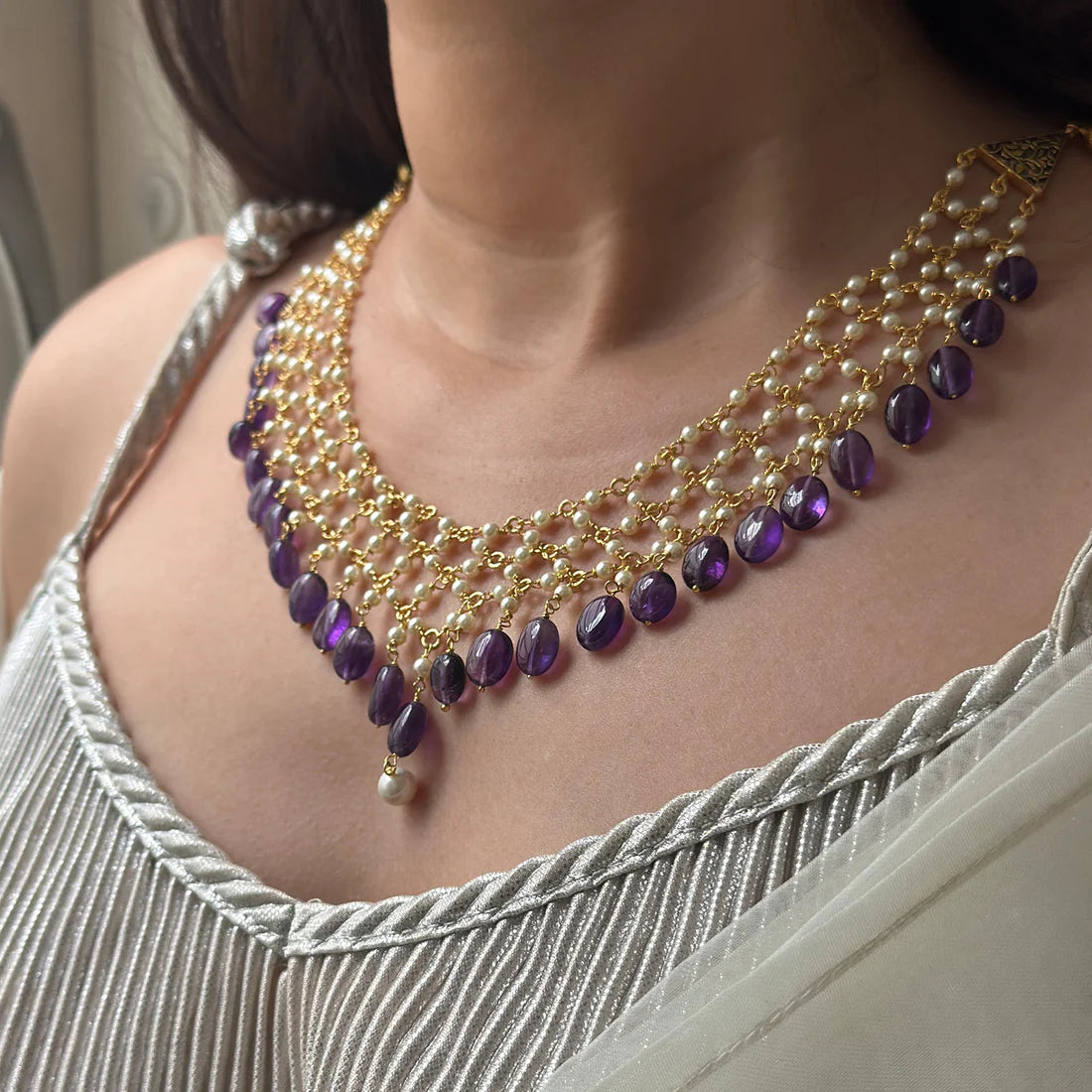 Maharani Necklace-Amethyst