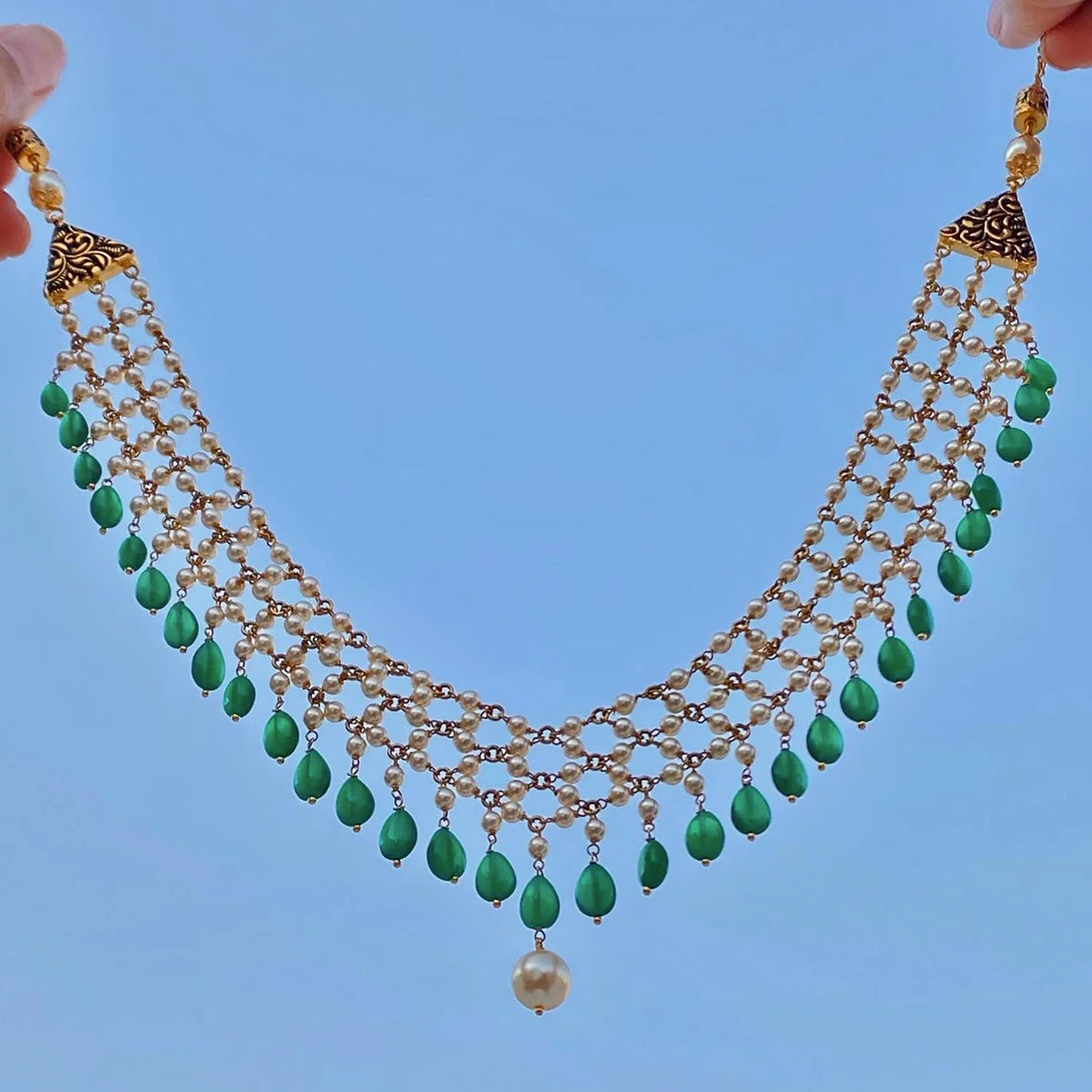 Maharani Necklace-Emeraid