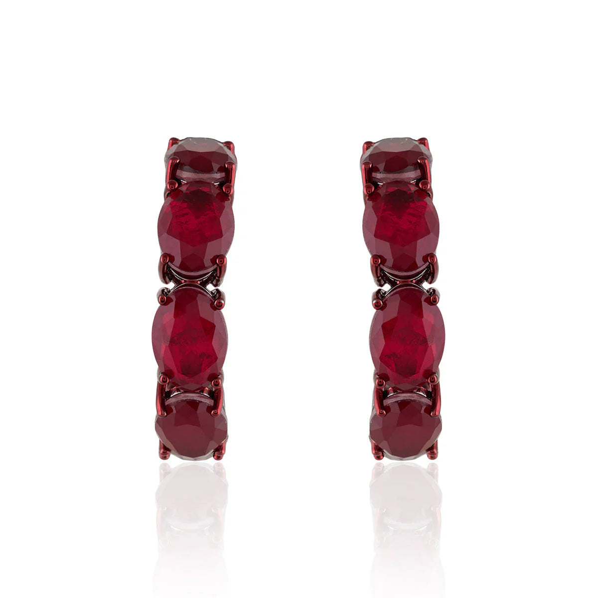 Marquise Ruby Earrings