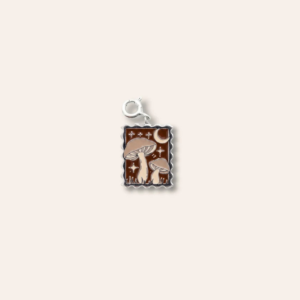 Memory Stamp Charm - Moonlit Mushrooms