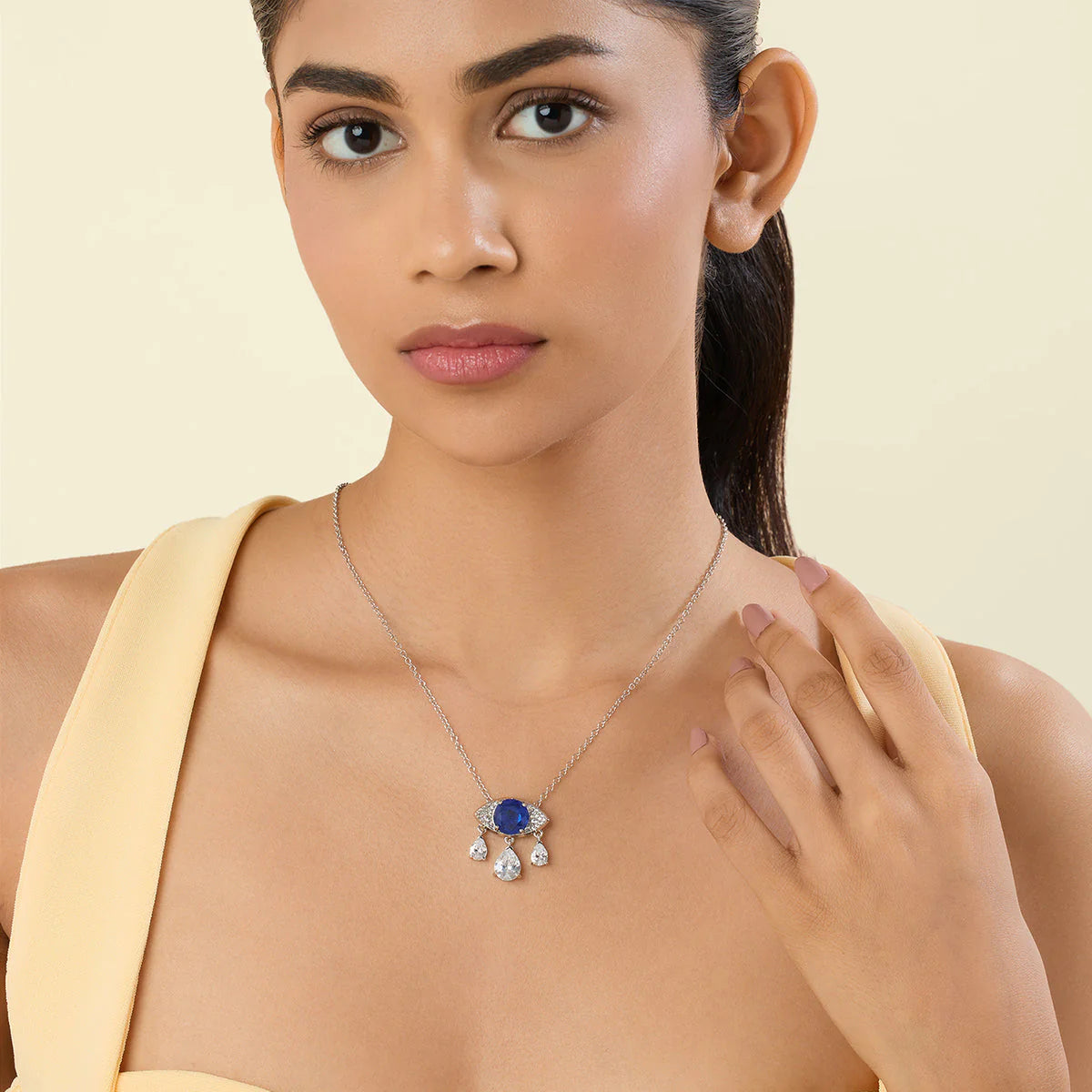 Mirabelle Sapphire Pendant Necklace