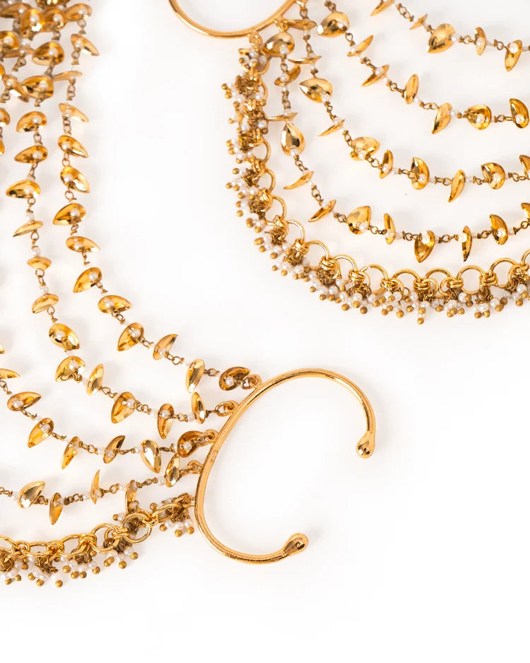 Mogra Bageecha Sahara in Pearls and Gold