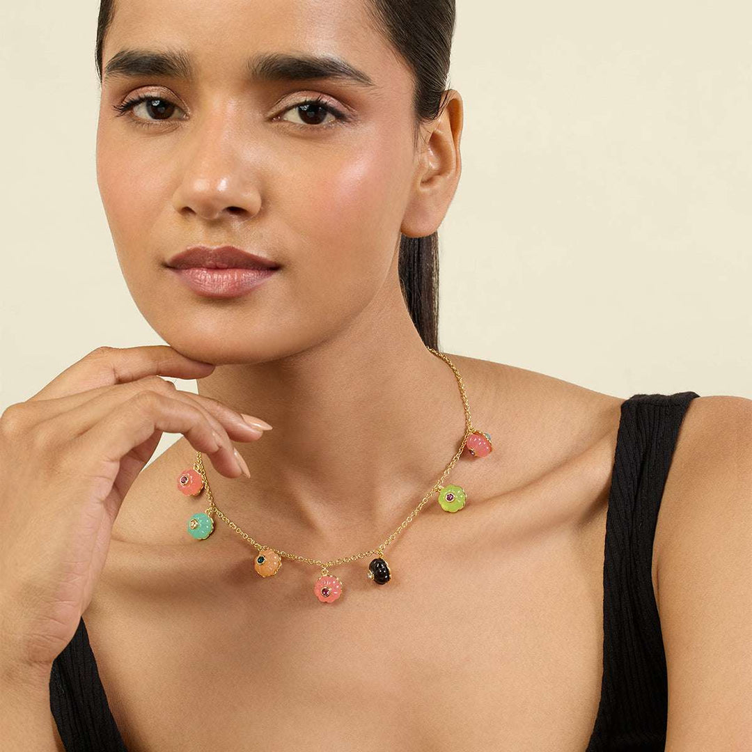 Whimsical Garden Charm Necklace