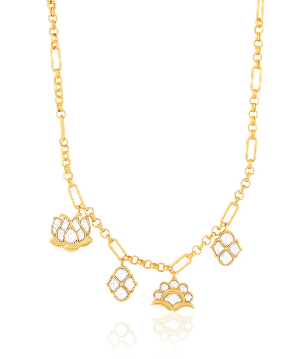 Noor Polki Charm Necklace