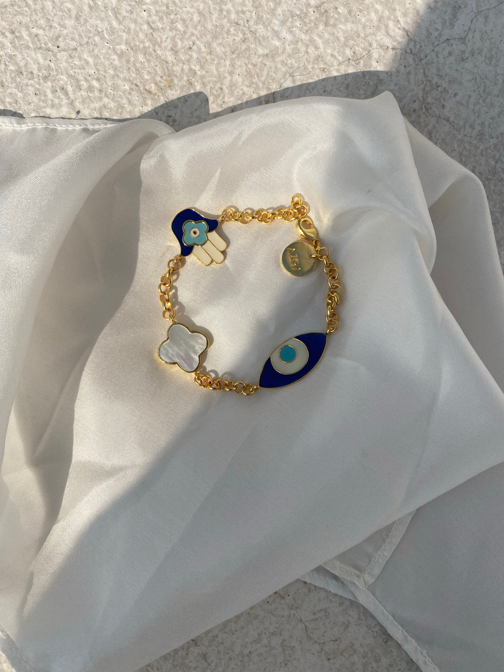 Nazar charm bracelet