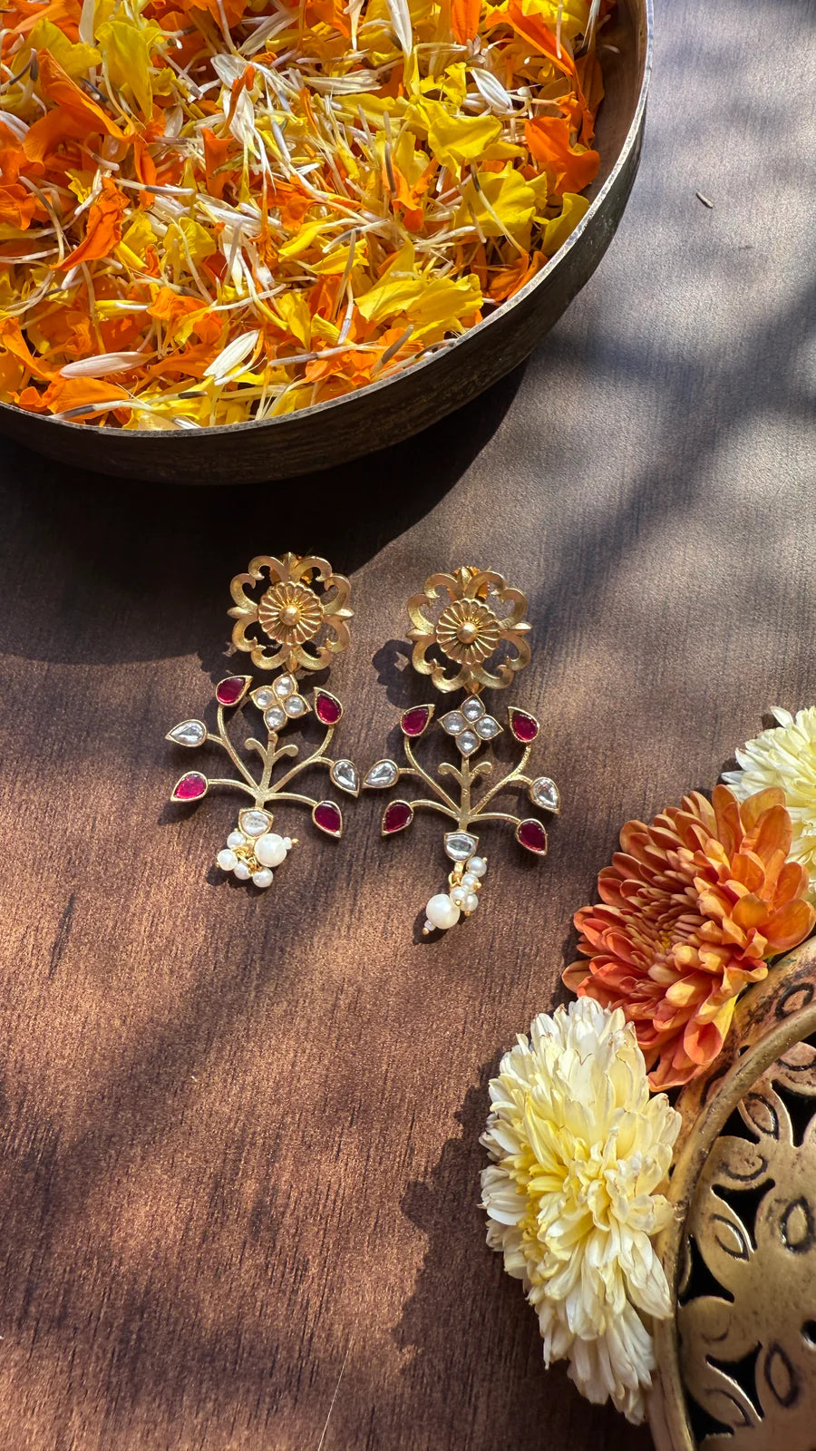 Nimrat Polki Earrings