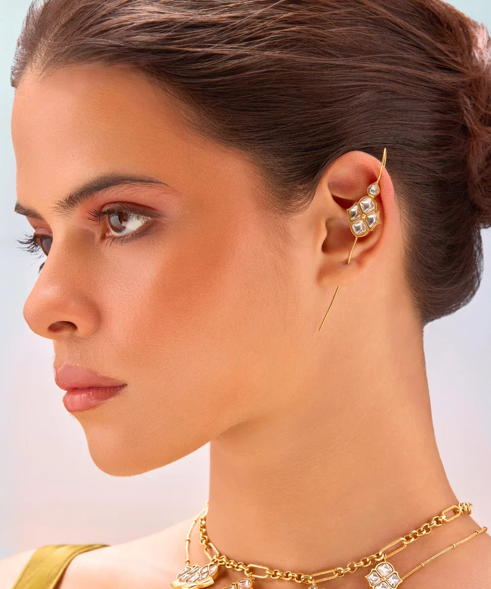 Noor Polki Earcuff