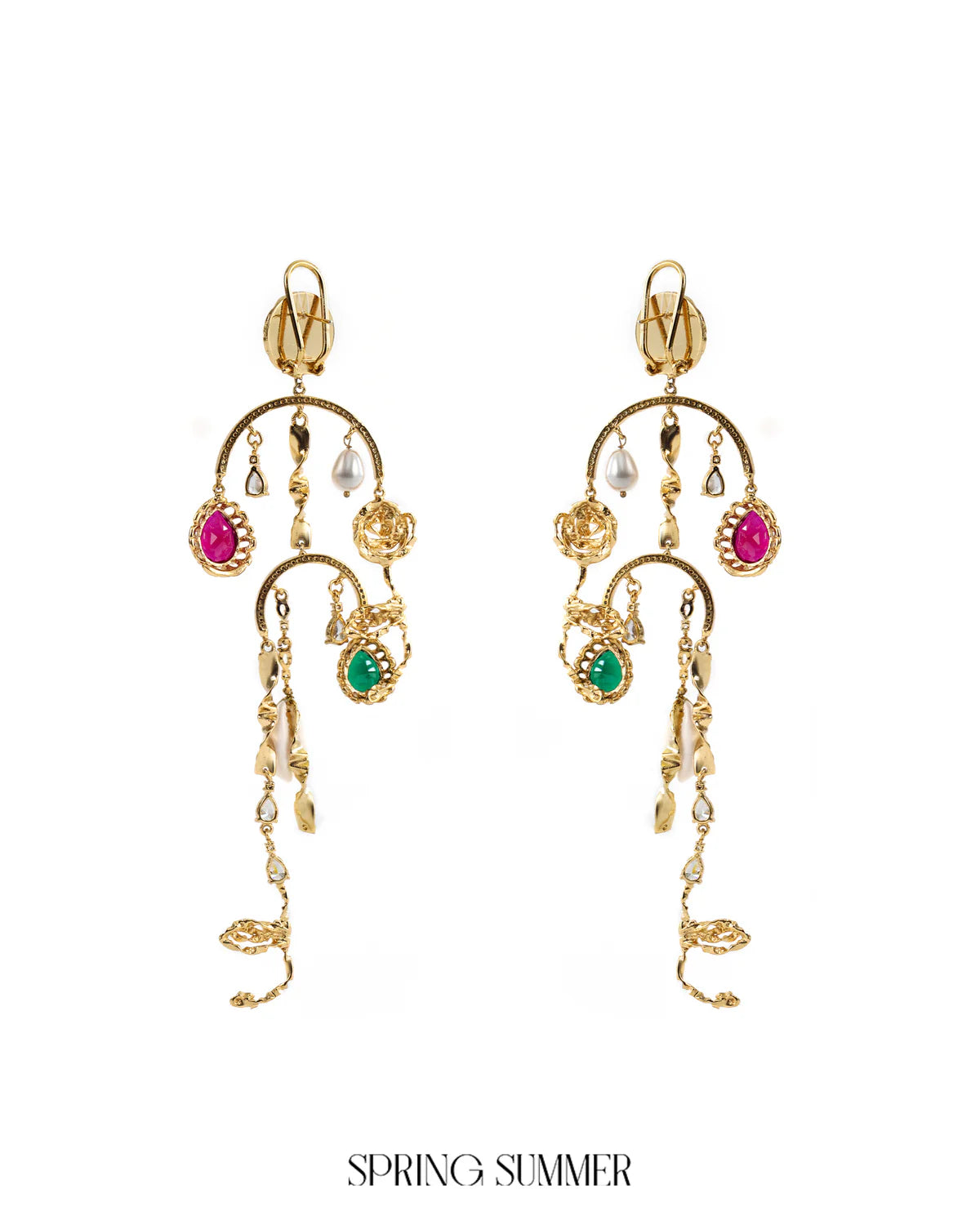 Not Your Rose Gemstone Shoulder Grazers