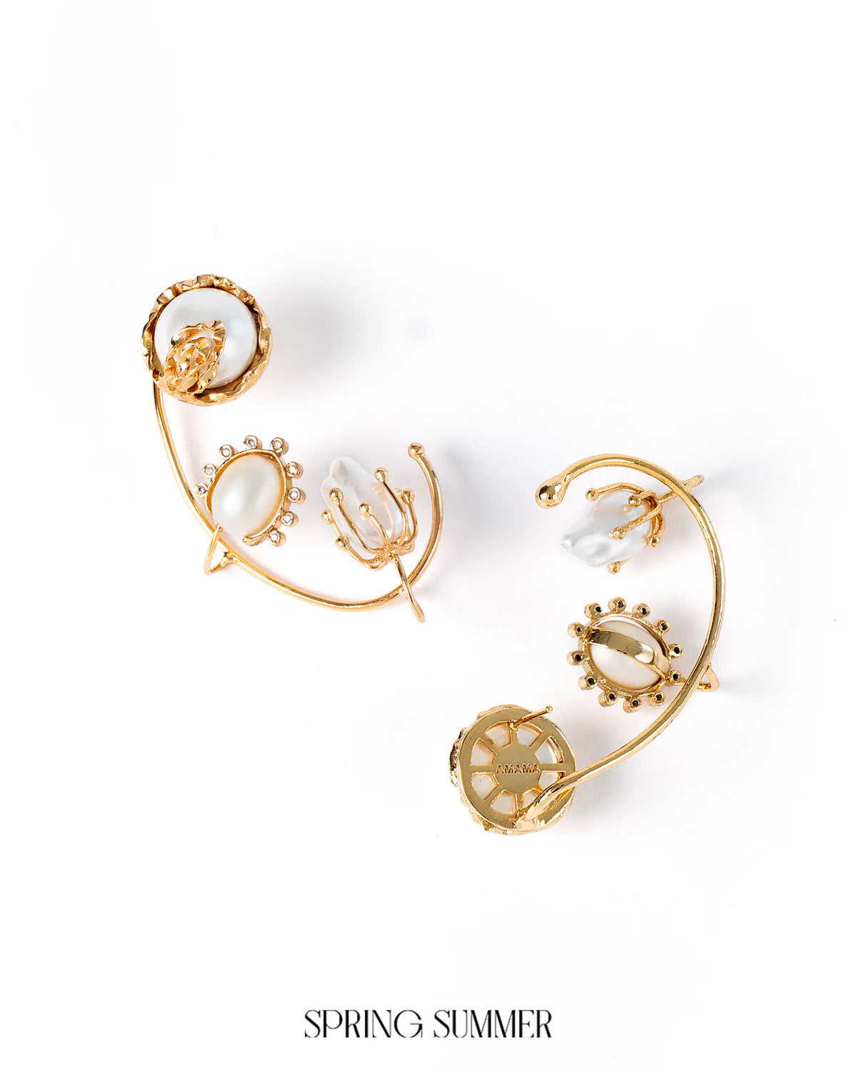 Not Your Rose Pearl Earcuff