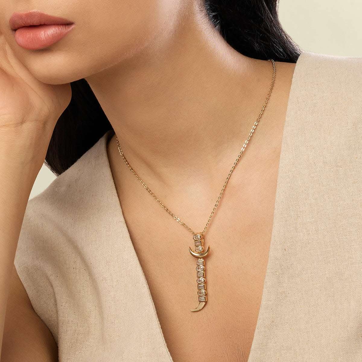 Powerblade Pendant Necklace