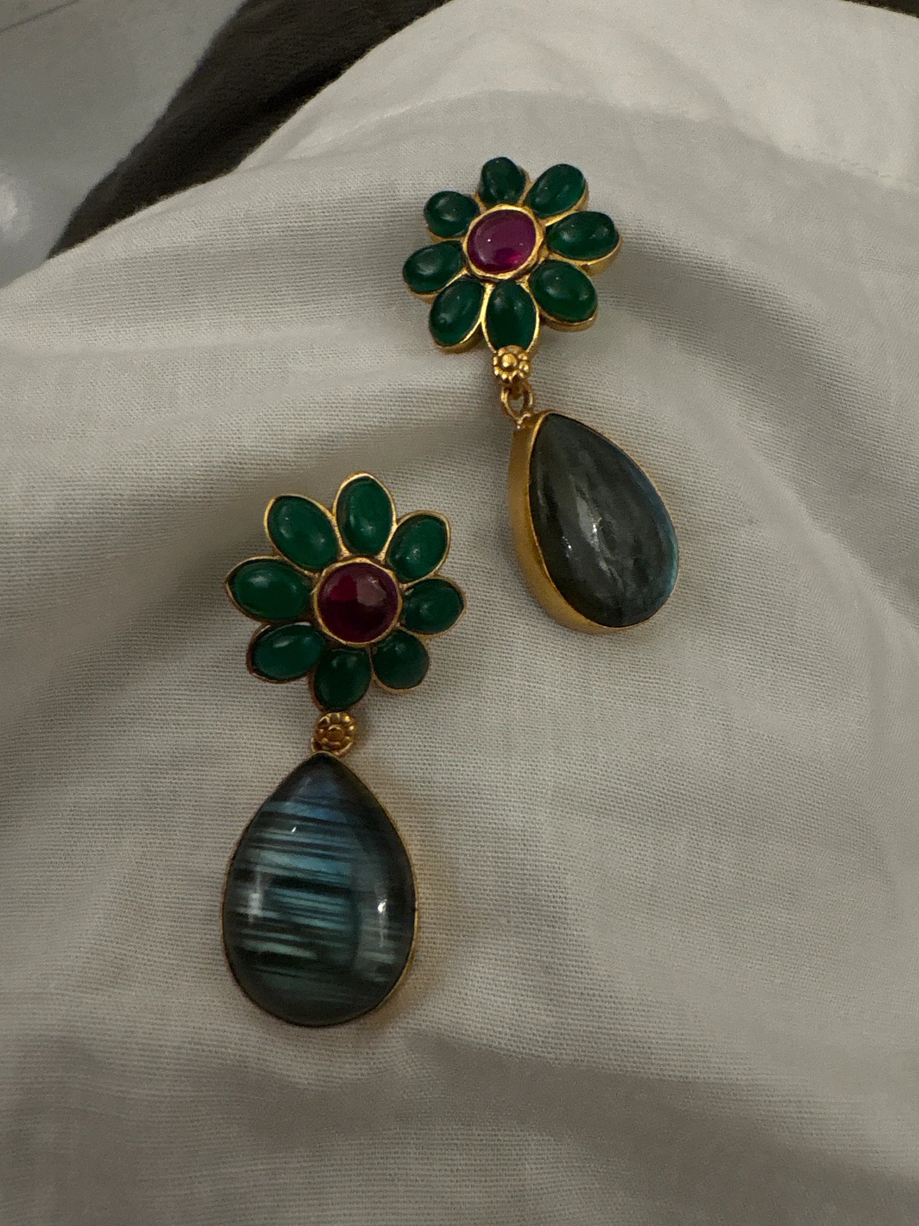 Prehnite Earrings