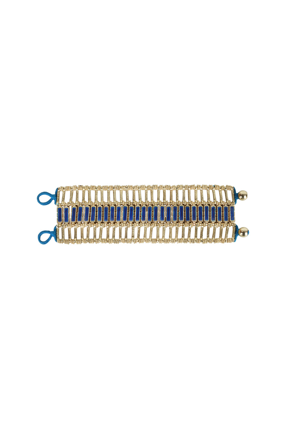 Qabeela Enamel Temple Bracelet